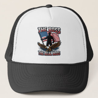 Casquette Patriotic American Eagle The Real Boss Design