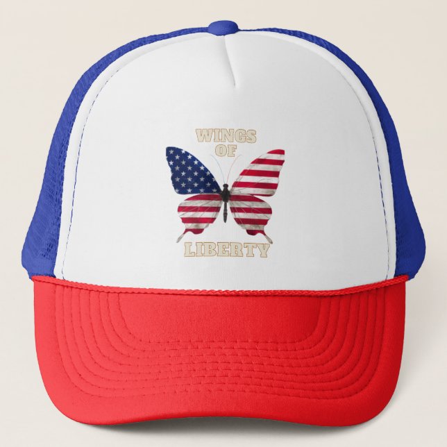Casquette Patriotic Butterfly Tee (Devant)