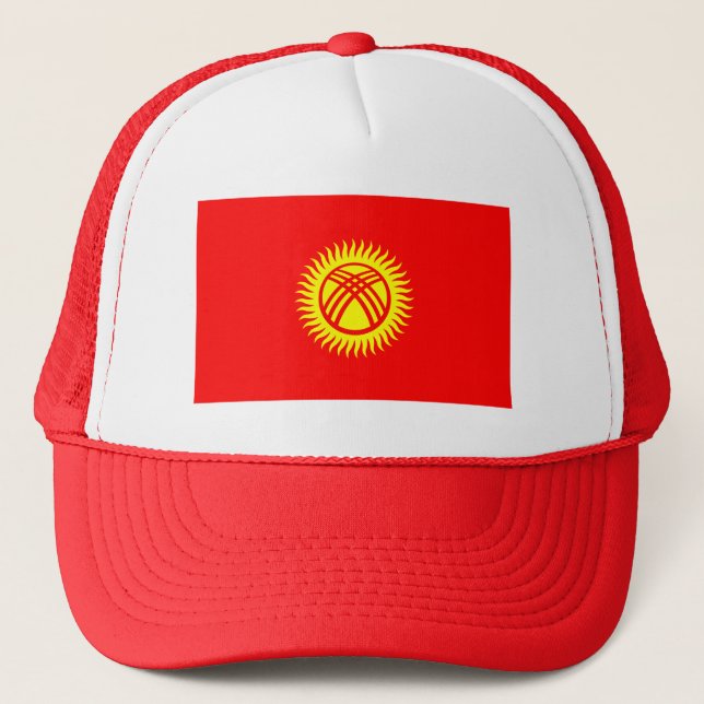 Casquette Patriotic Kyrgyzstan Flag (Devant)