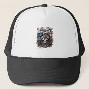 Casquette Patriotique 1776 Tout Terrain Camion Monstre Crâne