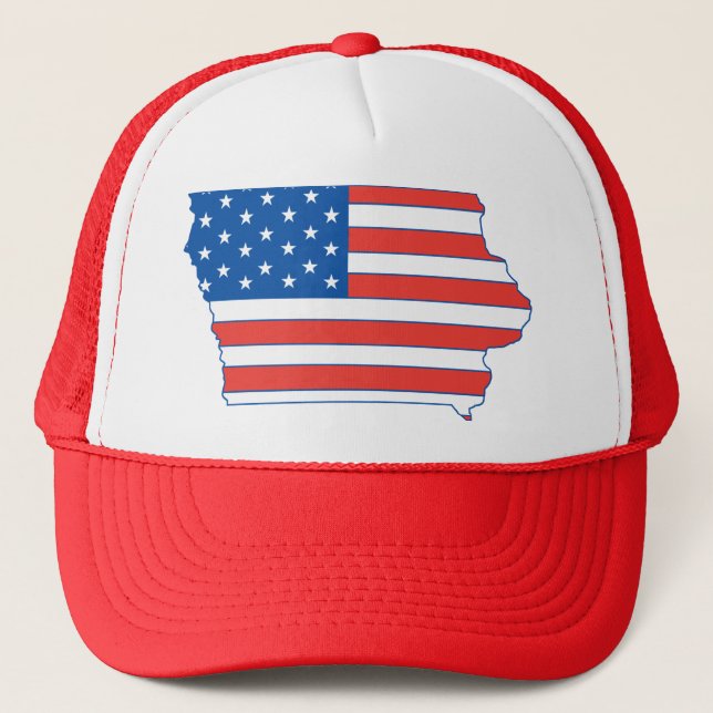 Casquette patriotique de l'Iowa (Devant)