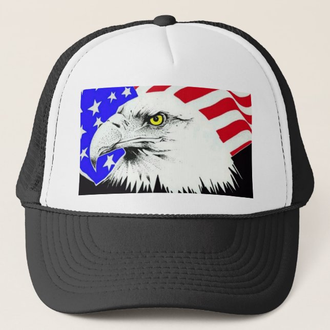 CASQUETTE PATRIOTIQUE D'EAGLES (Devant)