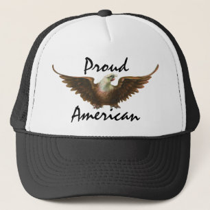 Casquette Patriotisme Vintage Aigle américain oiseau volant