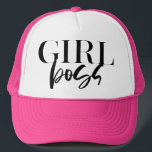 Casquette Patron Premium pour fille | Texte noir moderne Ult<br><div class="desc">GIRL BOSS - moderne, ludique, tendance et puissant ***Pour des articles de papeterie, de publicité ou de merchandising zazzle supplémentaires pour correspondre à cet article, veuillez nous contacter par l'intermédiaire du contact designer sur notre page d'accueil zazzle.</div>