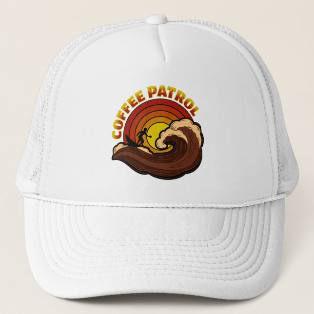 Casquette Patrouille du café rétro (Devant)
