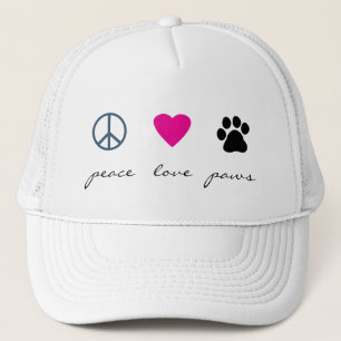 Casquette Pattes d'amour de paix