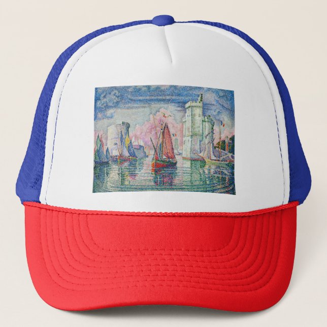 Casquette Paul Signac - Entrée du port de La Rochelle (Devant)