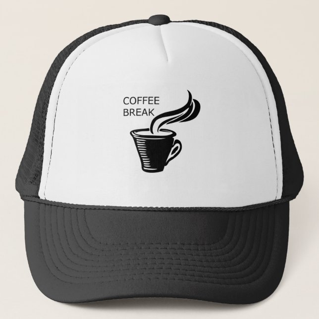 Casquette Pause café (Devant)