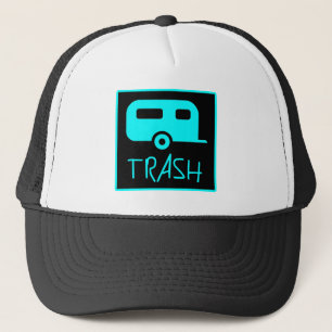 Casquette Pauvre plouc muet de déchets blancs de terrain de
