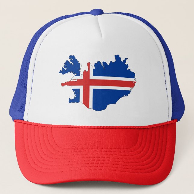 Casquette Pavillon de camion/Islande Europe (Devant)
