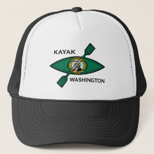 Casquette Pavillon d'État de Kayak Washington