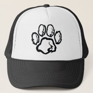 Casquette Paw Empreinte de patte Chien Poster de animal Chat
