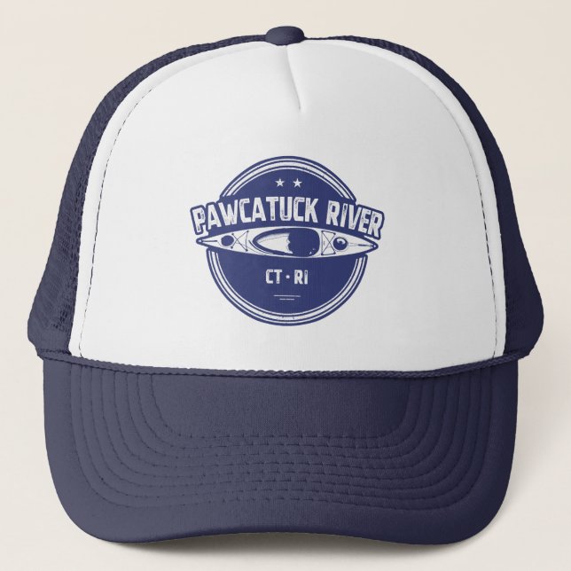 Casquette Pawcatuck River Connecticut Rhode Island Kayak (Devant)