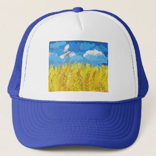 Casquette Paysage du drapeau ukrainien