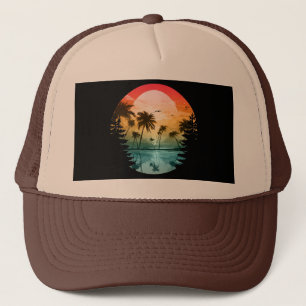 Casquette Paysage naturel de plage cadeau de vacances d'été