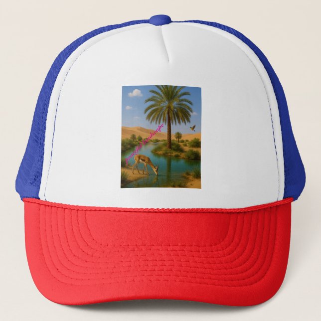 Casquette paysage paisible (Devant)