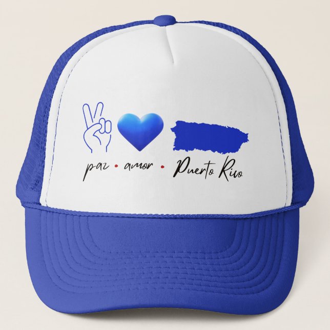 Casquette Paz Amor Porto Rico (Devant)