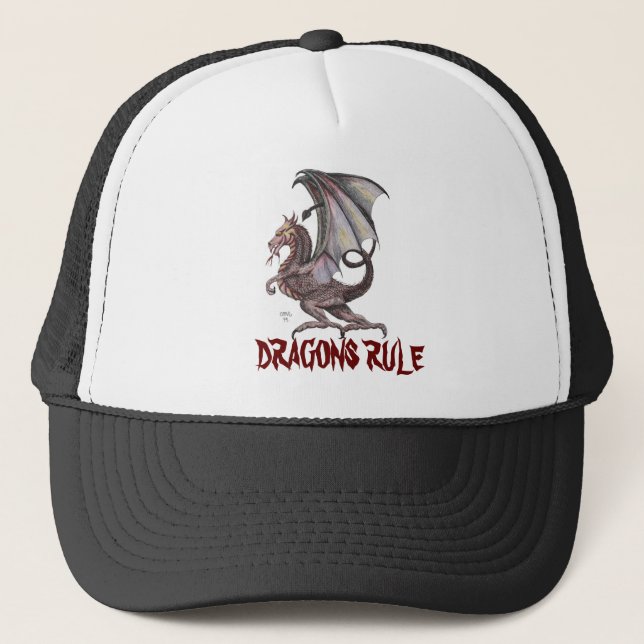 Casquette pbdragon, RÈGLE de DRAGONS (Devant)