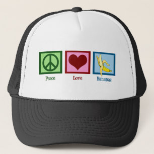 Casquette Peace Love Bananas