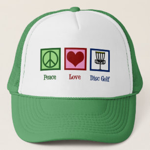 Casquette Peace Love Disk Golf