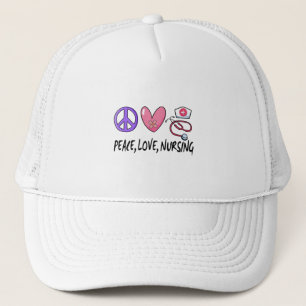 Casquette Peace Love Nuring