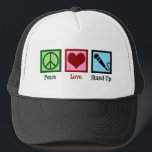 Casquette Peace Love Up Comedy<br><div class="desc">Peace Love Devient Comédie. Un joli cadeau comédien de standup pour une bande dessinée qui aime jouer des sets amusants lors d'une soirée en public dans des clubs de comédie.</div>