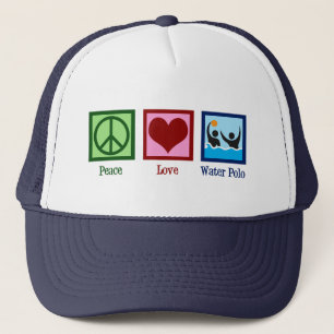 Casquette Peace Love Water Polo