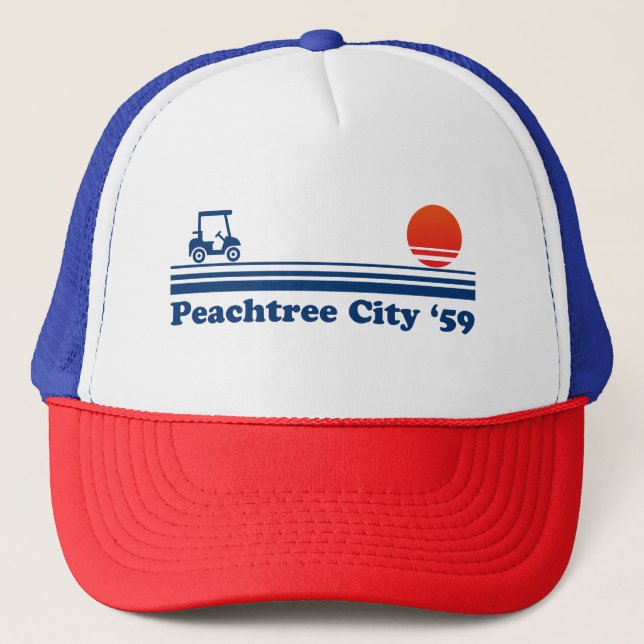 Casquette Peachtree City Georgia Lifestyle Golf Panier Couch (Devant)