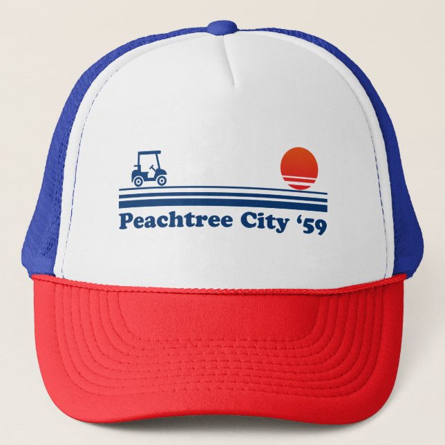 Casquette Peachtree City Georgia Lifestyle Golf Panier Couch (Devant)