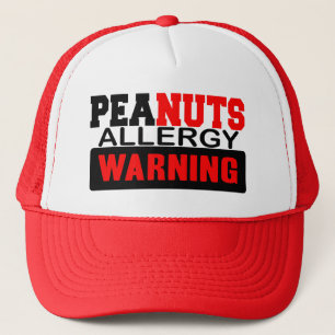 Casquette Peanuts Allergy Warning