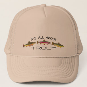 Casquette Peau de truite pour la pêche à la mouche