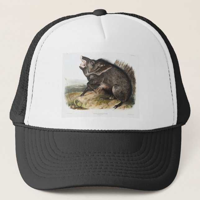 Casquette Peccaire en collier Cochon Camping Déco Cadeaux (Devant)