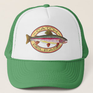 Casquette Pêche à la capture et à la mise à l'eau de tru