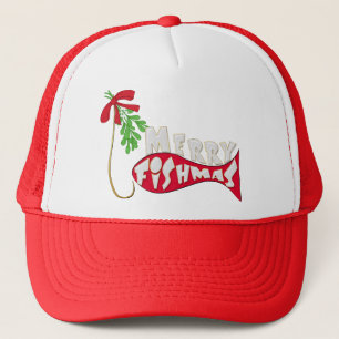 Casquette Pêche amusante Noël Merry Fishmas