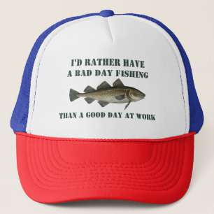 Casquette pêche au mauvais jour,