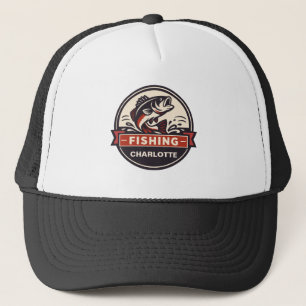 Casquette Pêche au nom personnalisé