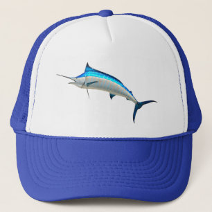 Casquette Pêche de jeu de Marlin bleu