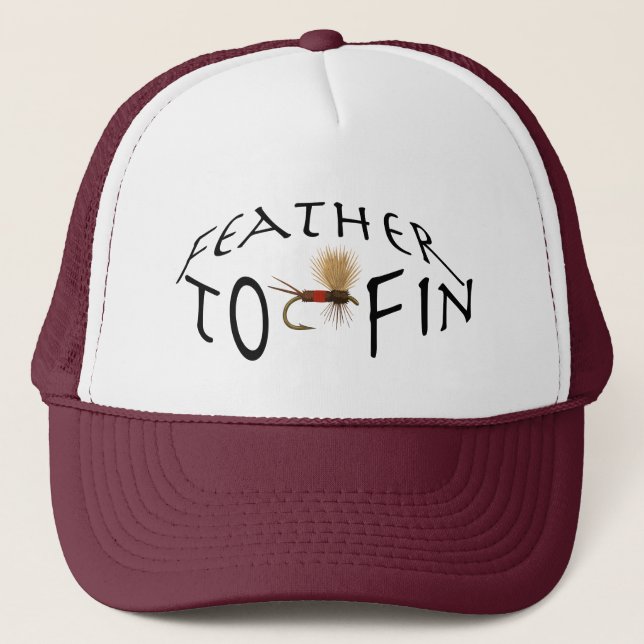 Casquette Pêche de la plume à l'aileron Monogramme (Devant)