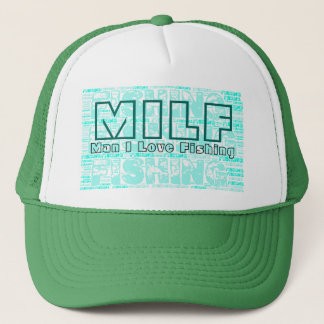 Casquette Pêche drôle d'amour de l'homme I de Milf drôle