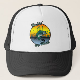 Casquette Pêche Grosse Bouche Chemises de pêche