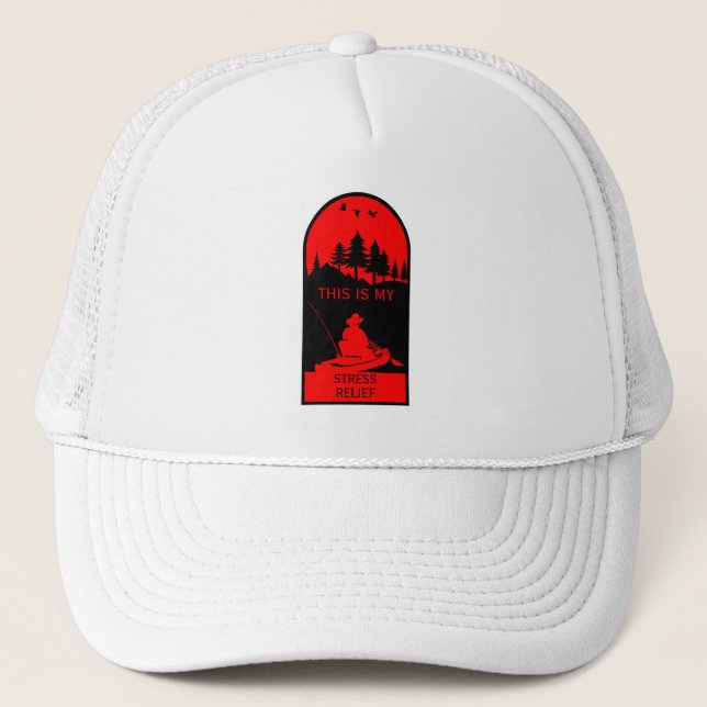 Casquette Pêche Kayak américaine (Devant)
