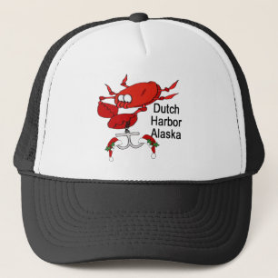 Casquette Pêche néerlandaise de crabe de Noël de l'Alaska