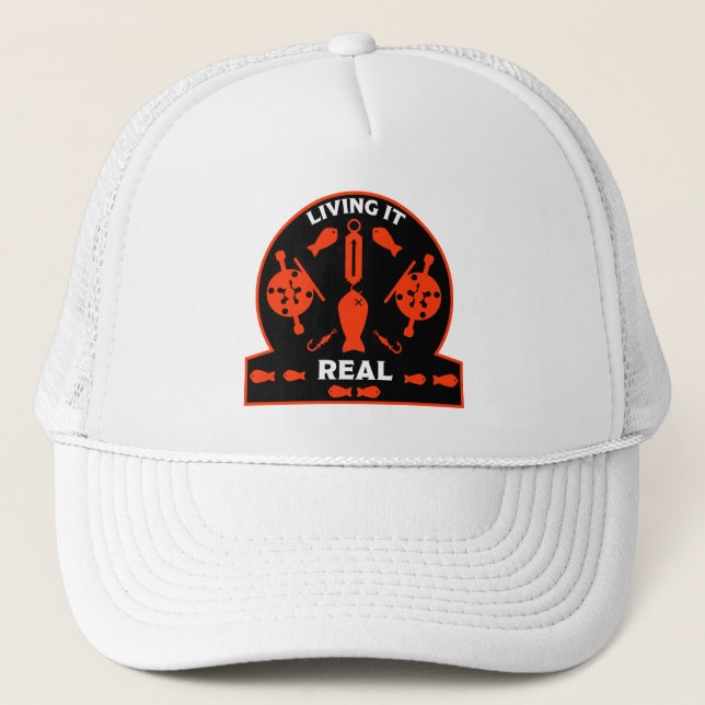 Casquette Pêche Saumon sauvage (Devant)