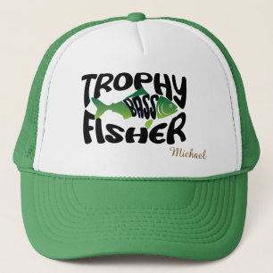 Casquette Pêcheur de Bass Trophy Personnalisable