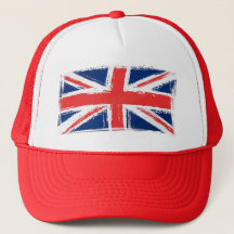 Casquette peint de camionneurs d'Union Jack