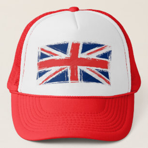 Casquette peint de camionneurs d'Union Jack