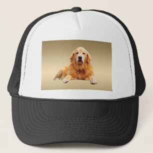 Casquette Peinture à l'aquarelle d'un chien Labrador noir