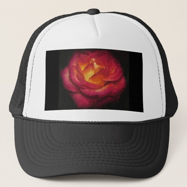 Casquette Peinture à l'huile de Rose flamand (Devant)