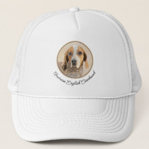 Casquette Peinture américaine anglaise sur pilon - Chien Art