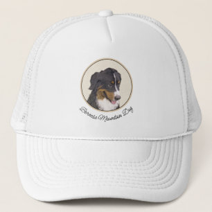 Casquette Peinture bernoise de chien de montagne - Art origi